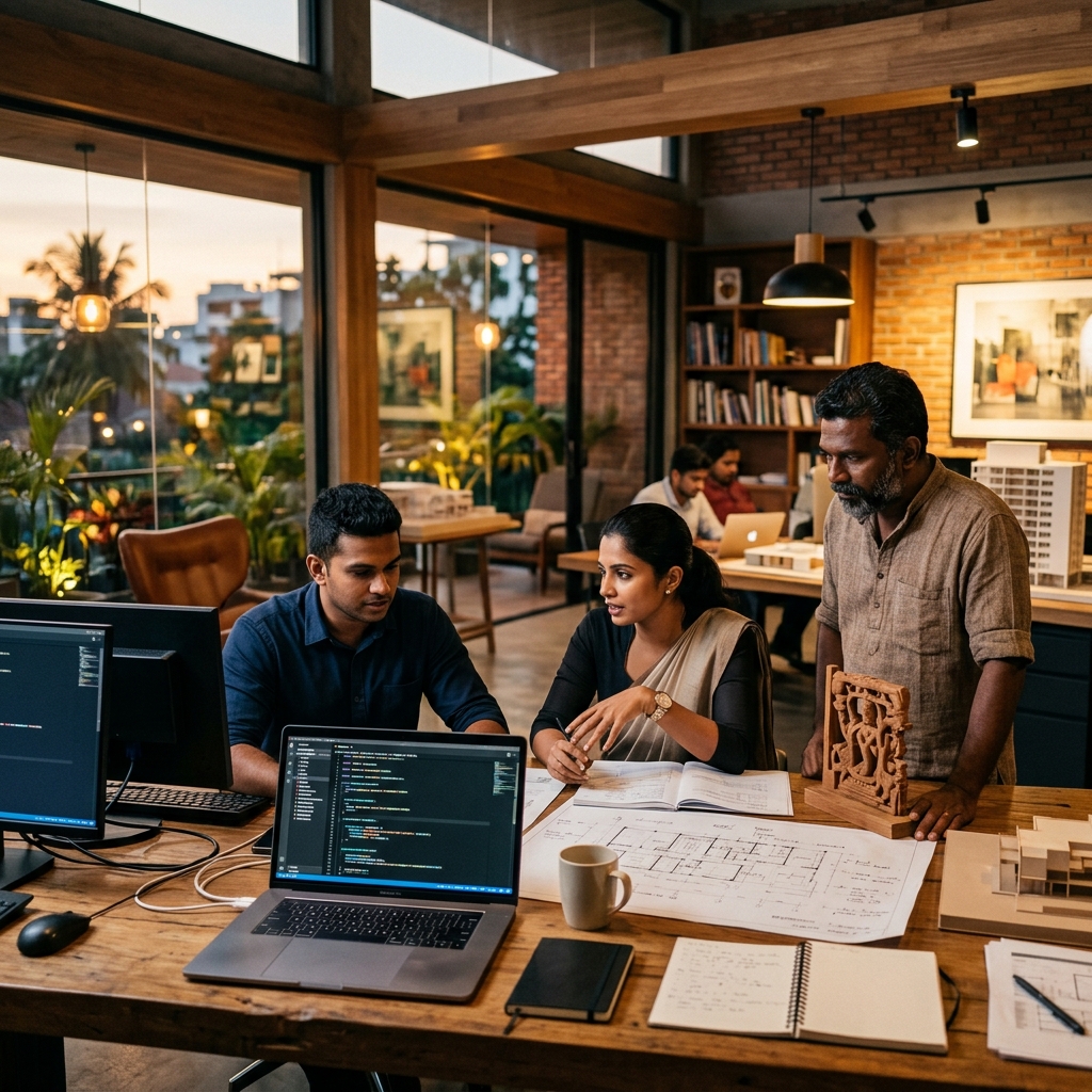 Sri Lankan skilled professionals and entrepreneurs collaborating